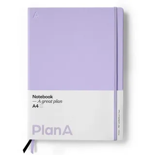Thalia Notizbuch A4 Hardcover Punktiert Mauve Purple