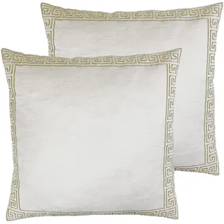 Paoletti Apollo Kissen, Feder, Ivory/Gold, 50 x 50cm, 2