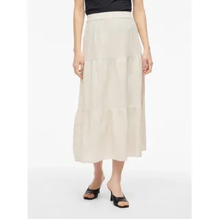 Vila Maxirock VIPRISILLA HW ANKLE SKIRT - NOOS beige 36