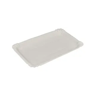 ABENA® Pappteller, Eckig, 13 x 20 cm 5623 , 1 Karton = 6 Packungen à 250 Stück