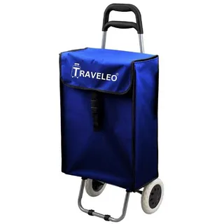 Cheffinger Einkaufstrolley blau 45 L