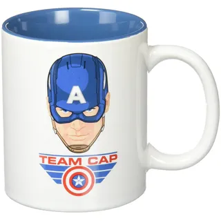 SD toys Marvel Tasse Team Cap, Keramik, Blau, 10 cm