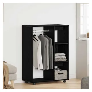 vidaXL Kleiderschrank 80x40x110 cm schwarz