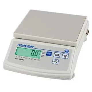 PCE Instruments Zähl-Tischwaage PCE-BS 3000 bis 3000 g|Wägefläche 160 x 135mm |Stückzählfunktion |batteriebetrieben