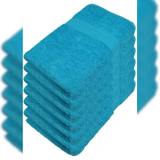 Miamar® Handtuch Handtücher 6er Set 50 x 100 cm Türkis
