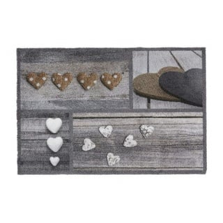 Fußmatte Sauberlaufmatte Herzen 50 x 75 cm