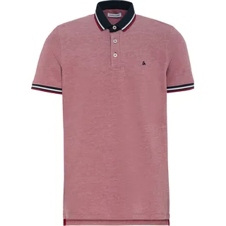 JACK & JONES Paulos Kurzarm-poloshirt Rio Red M