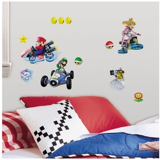 RoomMates Wandsticker Mario Kart mit Freunden