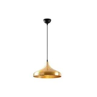 Opviq Pendelleuchte Tattoo-2645 schwarz gold B/H/T/L/D: ca. 36x118x36x36x36 cm E27 1 Brennstellen - Gold, Schwarz