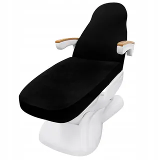 ACTIVESHOP Frottee Spannbezug für alle gängigen Kosmetikliegen Massageligen Massagebank Klappbar Massagestuhl Schwarz messung 60 x 190 cm extra-pflegeleicht