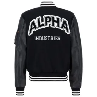 Alpha Industries PU College Jacket Light schwarz M