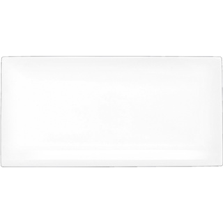 ASA 1926013 Teller rechteckig - Porzellan - weiß 29 x 14,5 cm