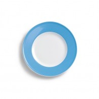 Dibbern Solid Color - Teller flach 21 cm - hellblau - NEU