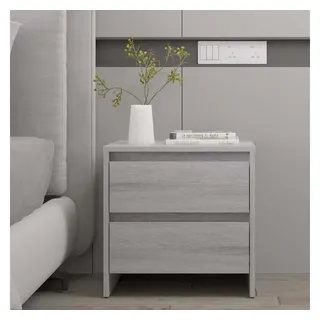 vidaXL Nachttisch Grau Sonoma 45 x 34,5 x 44,5 cm Grau
