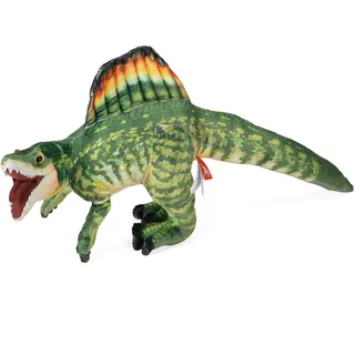 Wild Republic Artist Collection Dino Spinosaurus, Geschenk für Kinder, 38 cm, Plüschtier, Füllmaterial besteht aus versponnenen recycelten Wasserflaschen