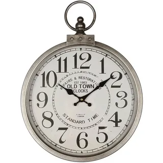 Ambiente Haus Wanduhr 35 cm 35 silber
