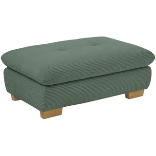 SetOne by Musterring Hocker, Olivgrün, Holz, Eiche, massiv, rechteckig, 106x43x74 cm, Fußauswahl, Lederauswahl, Stoffauswahl, Wohnzimmer, Hocker, Sitzhocker