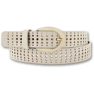 Bernd Götz Damengürtel Leder beige 105