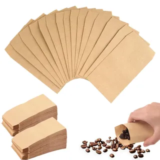 Hopton 200 Stück Klein Samentütchen,Papiertüten Klein, Kraftpapier Tüten | Braun Kleine Papiertüten,Mini Papiertüten,Adventskalender Tüten für Blumensamen, Hochzeit Umschläge, Geschenktüten