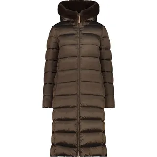 CMP WOMAN COAT FIX HOOD Dark Malto 38