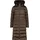 WOMAN COAT FIX HOOD Dark Malto 38