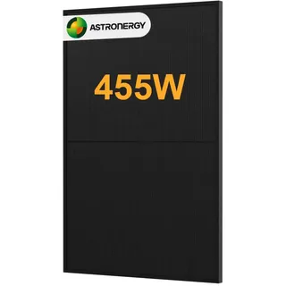 Astronergy N7s 455W Full Black Bifaziales Glas-Glas Solarmodul mit n-Type TOPCon, by Powerness - 1 Stücke / Abholung Weinheim (Sonderpreis)