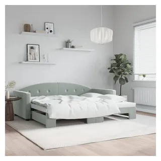 vidaXL Becca 90 x 200 cm Silber