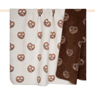 PAD WINTER SPIRIT Kuscheldecke 150 x 200 cm Beige/Weiß