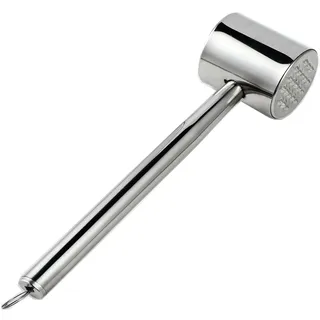 Fleischklopfer,Schnitzelklopfer,Fleischklopfer Edelstahl,304 Edelstahl,Doppelseitiger Fleischhammer, spülmaschinengeeignet, ideal für Schnitzel, Koteletts, Hühnchen, Steaks usw
