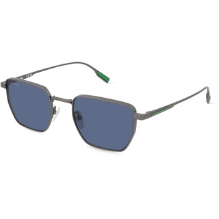 Lacoste L260S Unisex-Sonnenbrille Vollrand Eckig Metall-Gestell, grau