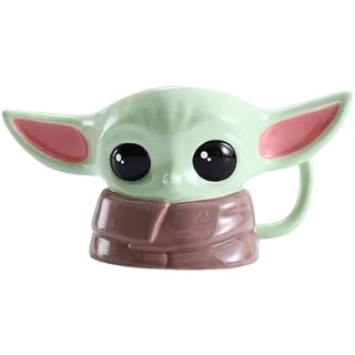 3D Baby Yoda Star Wars Mandalorian lizenzierte Kaffeetasse Tasse