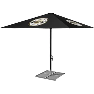Warsteiner Sonnenschirm 3 Meter rund schwarz