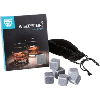 Gräwe Whiskeysteine aus Granit 6 Stück
