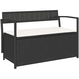 vidaXL Gartenbank 54 x 74 x 54 cm Schwarz