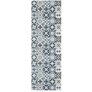 Teppichläufer Marrakesch  (Grau, 150 x 50 cm, 100 % Polyvinylchlorid)