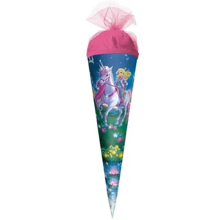 ROTH Motiv-Schultüte, Magische Einhornreiterin, 35 cm,