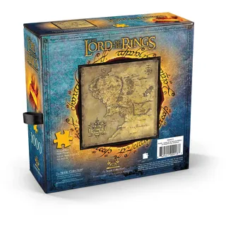 The Noble Collection Lord of the Rings Mappa della Terra di Mezzo 1000 Teile