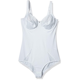 Sassa Damen Formender Body Body 989, Gr. 40 (Herstellergröße: 80D), Weiß (Weiß 100)
