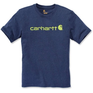 Carhartt EMEA Core Logo Workwear Short Sleeve T-Shirt, blau, Größe S