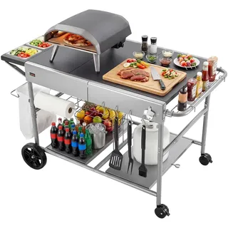 Vevor Grillwagen Outdoor silber