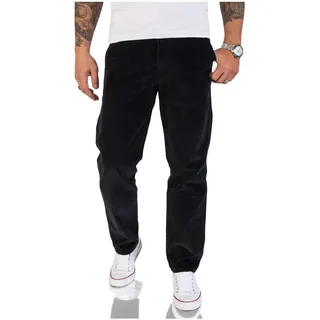 Rock Creek Loose Fit Stoffhose Schwarz W40/L32