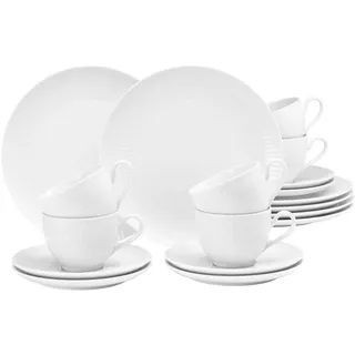 SELTMANN WEIDEN Amina Kaffeeservice 18-tlg. für 6 Personen weiß