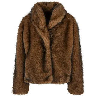 URBAN CLASSICS Short Faux Fur Jacket Braun L