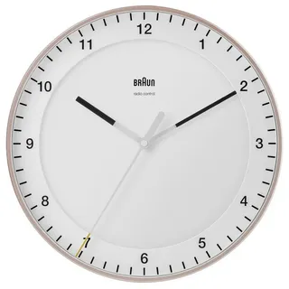 Braun Funk Wanduhr 33,0 cm 67110 Pink/Weiß