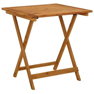 vidaXL Gartentisch 70 x 70 x 75 cm Braun