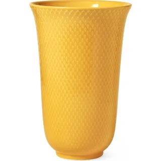 Rhombe Vase 20 cm gelb