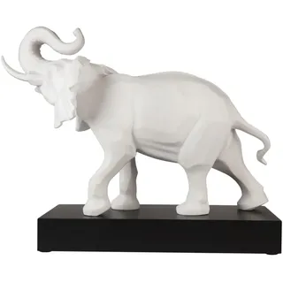 GOEBEL Studio 8 Dekofigur Elefant 54 cm Weiß,