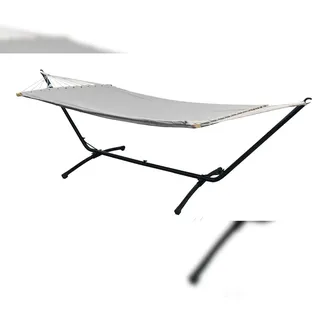 AMANKA Hängematte 200 x 120 cm Grau