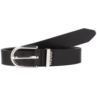 Hugo Damengürtel Leder schwarz 95
