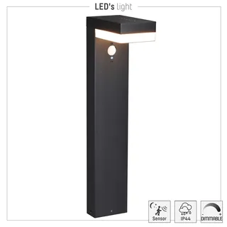 LED's light Wegeleuchte Solar 3,3 W 600 lm inkl. Bewegungsmelder IP44 schwarz